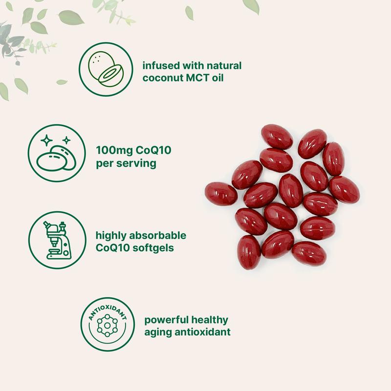 CoQ10 200mg With MCT Oil - 240 Softgels