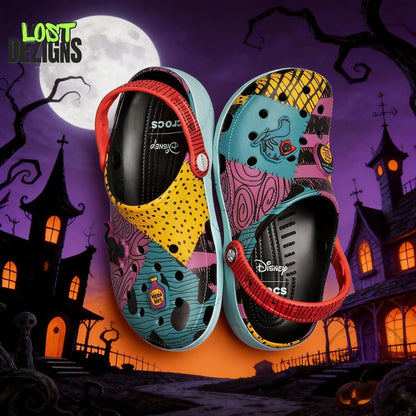 Nightmare Before Christmas Sally Clogs