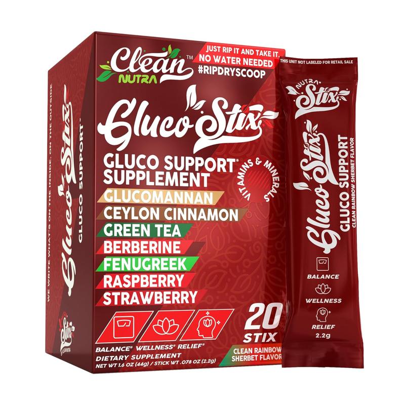 Gluco Stix Glucose Support - 20 Sticks