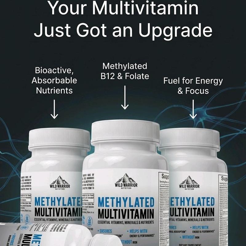 Methylated Multivitamin for Adults - 60 Capsules