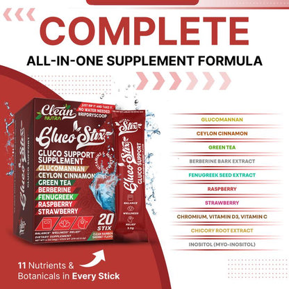 Gluco Stix Glucose Support - 20 Sticks
